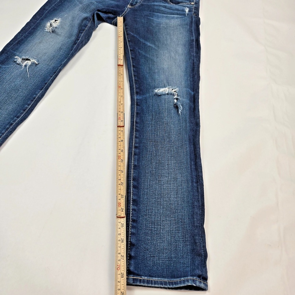Adriano Goldschmied Jeans Womens 29 Blue Super Skinny Ankle AG-ED Denim - Picture 3 of 9